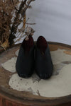Mame kurogouchi curve low heel non-slip shoes single shoes cowhide Japan MAME-MM22SS AC307-HEI black MM22SS AC307